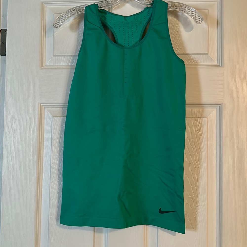 Nike Green Dri-Fit Racer Back Tank